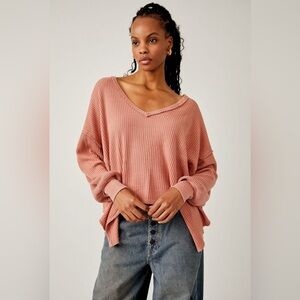 NWOT - We The Free by Free People Coraline Thermal Long Sleeve
